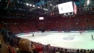 Savchenko amp Massot LP Practice Worlds 2018 200318 wholerink view [upl. by Terrab431]