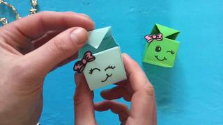 ★ ORIGAMI EASY SCHATTIG DOOSJE VOUWEN MET PAPIER ★ VOUWEN MET 1 VOUWBLAADJE ★ CUTE KNUTSEL FILMPJE [upl. by Elocyn780]