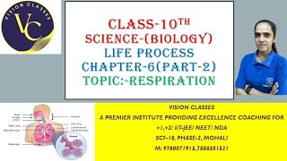 LEC7LIFE PROCESSCLASS 10THRESPIRATIONPART2biology science lifeprocessclass10 [upl. by Ydnak808]