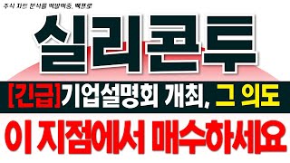 실리콘투 주가 전망 기업설명회 개최 그 의도가 있었네요 이 지점에서 매수하시면 됩니다 실리콘투 기업분석 [upl. by Onabru263]