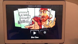 Grand Theft Auto San Andreas on Android Tablet Hands On [upl. by Ginsberg834]