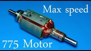 How to upgrade 775 DC motor to max speed 5666 RPM to 13000 RPM [upl. by Ard]