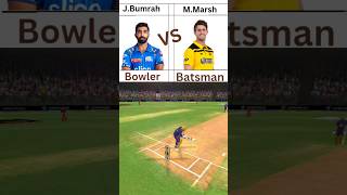 JBumrah Vs MMarsh  Wicket Marshcricket realcricket24 bumrah india shorts viralvideo [upl. by Octavie]