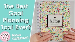 The Best Goal Planning Tool Ever Cultivate What Matters Power Sheets  GIVEAWAY [upl. by Selway]