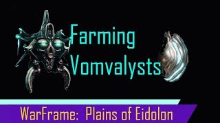 Warframe Vomvalyst Farming for Intact Sentient Cores Revised [upl. by Stilla]