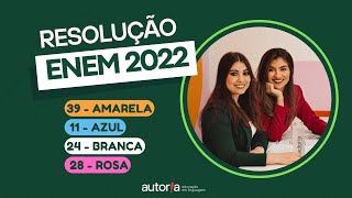 Enem 2022  Enem 2022 Digital  Autoria Linguagem  Questão 39  Linguagens prova amarela [upl. by Alocin595]