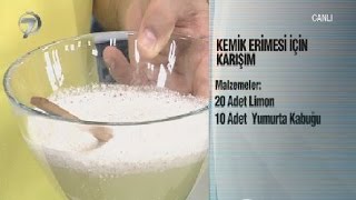 DrFeridun Kunaktan Kemik Erimesi İçin Karışım Tarifi [upl. by Georgi]