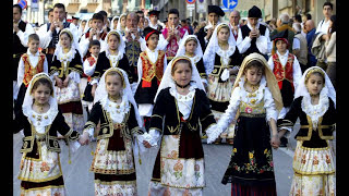 Folk Costumes of Sardinia  Costumi della Sardegna ♥  Sardinians [upl. by Younglove817]