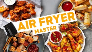 My best AIRFRYER recipes …spring rolls wings pork belly ‘fried’ chicken  Marions Kitchen [upl. by Jaclyn]