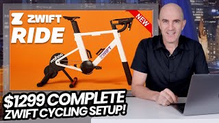 Zwift RIDE Indoor Smart Frame Review  1299 Complete Zwift Cycling Setup [upl. by Nnyla]