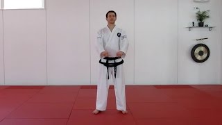 1 HYONG  CHONJI langsam  Taekwondo Form [upl. by Ruff136]