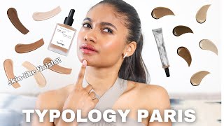 TYPOLOGY TINTED SERUM amp CONCEALER REVIEW  typology Paris tinted serum amp concealer try on amp review [upl. by Nerland108]