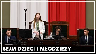 XXIX sesja Sejmu Dzieci i Młodzieży ZAPIS TRANSMISJI [upl. by Helbonia]