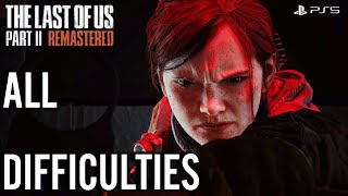 The Last of Us 2 Remastered  quotHospital Infiltrationquot  All Difficulties Very Light  Grounded [upl. by Wehttam]