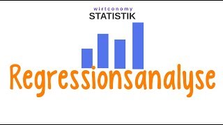 Regressionsanalyse  lineare Regression Einführung  Statistik  wirtconomy [upl. by Tiraj249]