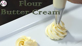 HOW TO MAKE COOKED FLOUR BUTTERCREAM FROSTING Vanilla Ermine Frosting with vanilla cupcakes [upl. by Anelah190]