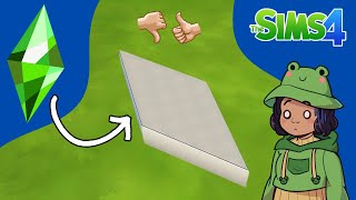 Can I Build a Plumbob Tiny Home  No CC SpeedbuildCAS [upl. by Yalonda]