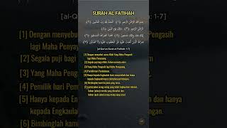 Surah alFatihah  Ustadz Muflih Safitra alqurantilawah [upl. by Solis93]