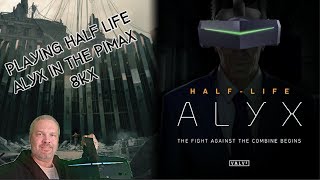 Playing Half Life Alyx In The Pimax 8KX Live [upl. by Nudnarb]