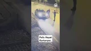 Polis Hayat Kurtarıyor polis türkpolisi egm emniyet [upl. by Nylram]