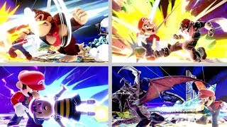 Super Smash Bros Ultimate  All Characters with Zoomed InDevastating Blows [upl. by Atinaj]