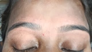 🌹Full growth eyebrow shape 😊😍eyebrowthreading eyebrows yt beauty viral [upl. by Maurita]