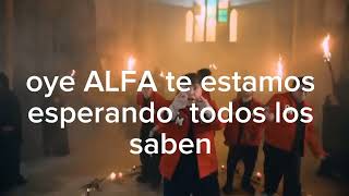 alfa letra Fede vigevani [upl. by Nylhsa]