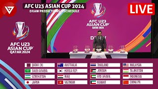 🔴 Draw Result Predictions AFC U23 Asian Cup 2024 Group Stage amp Draw Schedule [upl. by Nelram]