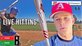 We Hit the Marucci CAT X2 in Live at Bats [upl. by Noryd]