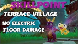 Skillpoint  Terrace Village No electric floor damage  Spyro the Dragon [upl. by Neenahs]