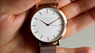 Rosefield Mercer Watch Unboxing  Rose Gold Version [upl. by Notyard]