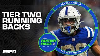 Toptier RBs to draft early  Fantasy Focus 🏈 [upl. by Licna757]