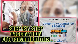 STEP BY STEP VACCINATION IN MARIKINA SINOVAC [upl. by Elbon338]