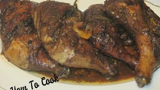 HOW TO COOK JAMAICAN JERK CHICKEN RECIPE [upl. by Ekud]