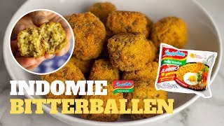 INDOMIE BITTERBALLEN  EASY BITTERBALLEN RECIPE  CULINARY COOKING [upl. by Alleuqcaj]