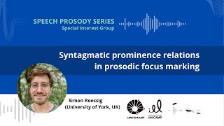 Syntagmatic prominence relations in prosodic focus marking  Speech Prosody Lectures [upl. by Nalod]