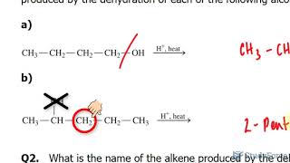 Dehydration of Alcohols [upl. by Aldo]