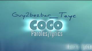 Guy2bezbarcocoftTAYCparoleslyrics tayc guy2bezbar [upl. by Huey]