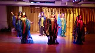 Khaleeji dance Tamally Bellydance Group [upl. by Artinahs]