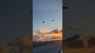 The Growler Airshow Team in the break during the Stuart Airshow Twilight Demo shorts aviation [upl. by Stesha]