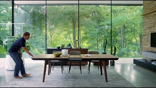 Modern Extendable Dining Table [upl. by Nialb18]