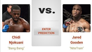 Chidi Njokuani VS Jared Gooden  UFC Fight Night Preview amp Picks  Pinoy Silent Picks [upl. by Lizned]