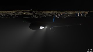 XPlane 12  FlightFactor Boeing 777200ER V2 ILS 25R Hong Kong Intl [upl. by Cohlier]