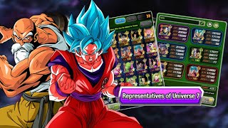 REPRESENTATIVES OF UNIVERSE 7 CATEGORY TEAM BUILDING GUIDE BUILD OF THE WEEK DBZ DOKKAN BATTLE [upl. by Eilyk]