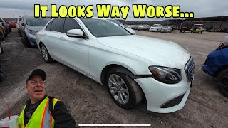 Mercedes EClass Review Hidden Gems and Damage IAA Walk Around  12324 [upl. by Adia197]