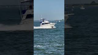 Barnegat Lighthouse LBI NJ boat boating fishingboat boatlife [upl. by Artemed]