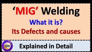 Introduction to MIG Welding  MIG Welding defects and Causes [upl. by Eynttirb890]