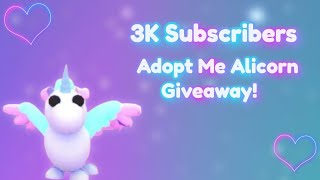 How to enter my 3K Subscribers giveaway in Adopt me 🎉 OPEN [upl. by Leimaj]