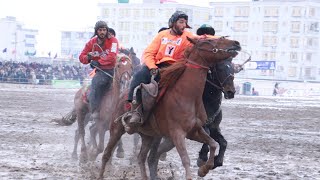 یما پطرول در مقابل ولایت بدخشان تورنمنت بزکشی مزارشریف Afghanistan buzkashi kokpar [upl. by Nimajeb]