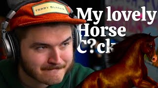 Jschlatt reacts to quotNo Cck Like Horse Cckquot [upl. by Alrahs665]